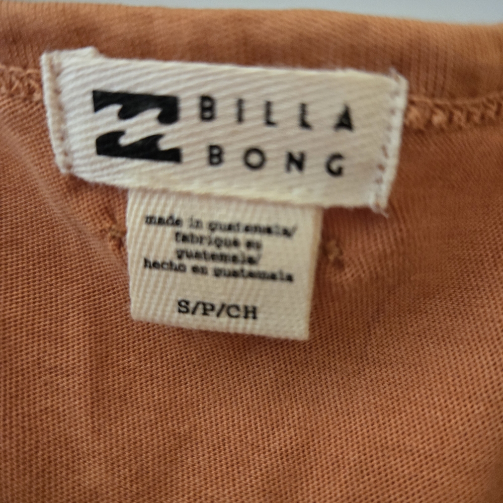 Billabong Women's Mini Dress in Rust Orange. NWT - Picture 6 of 9